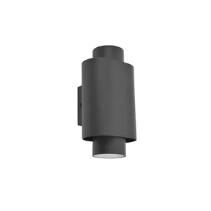 Lutec CYPRES Wall Up/Down LED Facade Luminaire, 2xGU10, IP44, Grey
