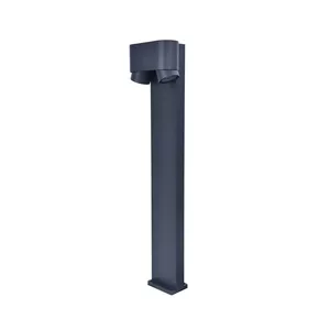 Lutec CYPRES Bollard Light, 2xGU10, IP44, Grey