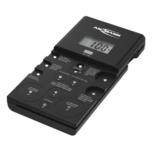 Ansmann Energy Check LCD bateriju testeris sārma, litija un cinka-gaisa baterijām