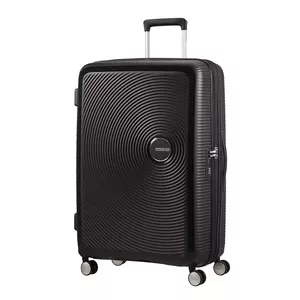 Чемодан на колесах American Tourister Soundbox 67 см с расширением — черный