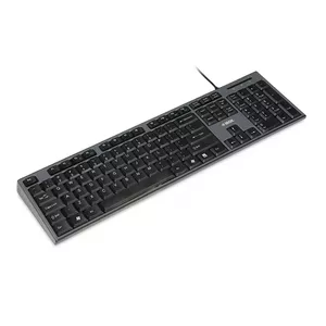 Wired keyboard and mouse set IBOX IKMS606 — full-size QWERTY UK English keyboard, USB, black, mouse 800 DPI