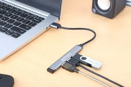 USB Hubs Manhattan USB-A 4-Port Hub Photo 4