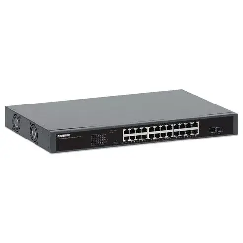 Neadministrējams slēdzis Intellinet 24-portu Gigabit Ethernet PoE+ Photo 2