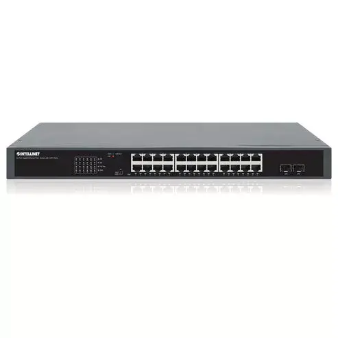 Neadministrējams slēdzis Intellinet 24-portu Gigabit Ethernet PoE+ Photo 5