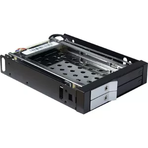 Inter-Tech ST-2523 Black Корпус для хранения Металл Пластик 9.7мм