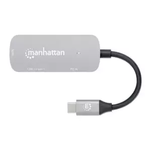 USB-C Dock/Hub Manhattan 130707 HDMI USB-A USB-C 100W Power Delivery