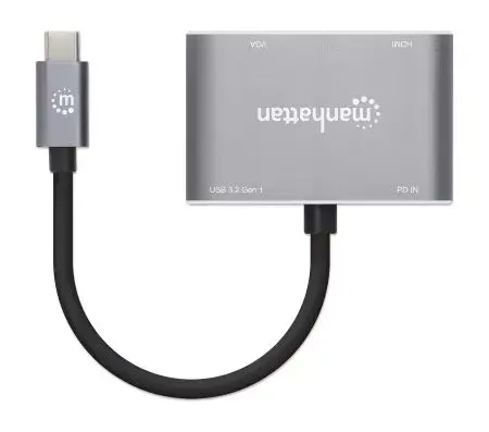 USB-C Dock/Hub Manhattan 4 Ports Photo 2