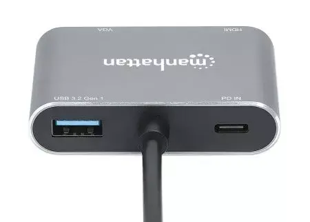 USB-C Dock/Hub Manhattan 4 Ports Photo 6