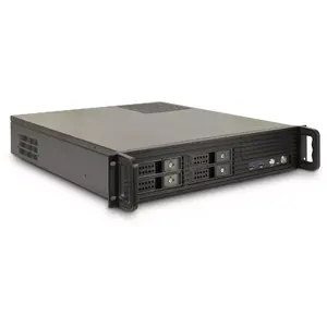 Server Rack Inter-Tech 2U-2504 Black 480x527x89mm 60mm Fans