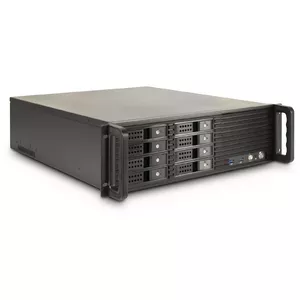 Server Rack Inter-Tech 3U-3508 Black 480x528x132mm 5.25" HDD