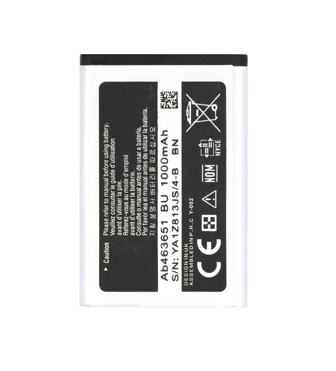 Samsung AB463651BE litija jonu akumulators 1000mAh