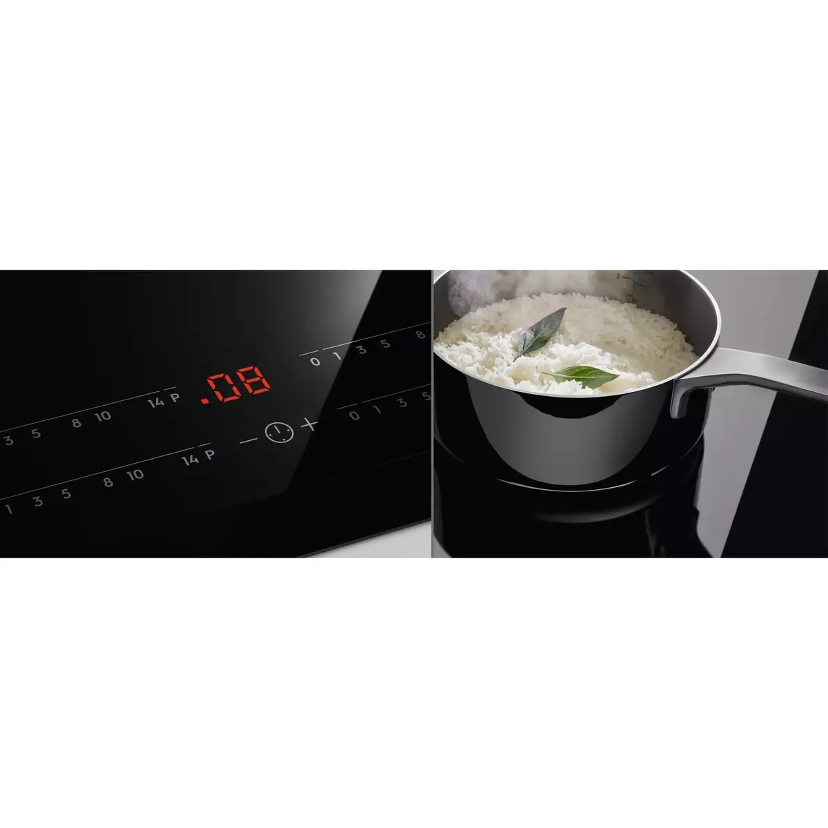 Iebūvējamā indukcijas plīts virsma Electrolux EIV634 Photo 19
