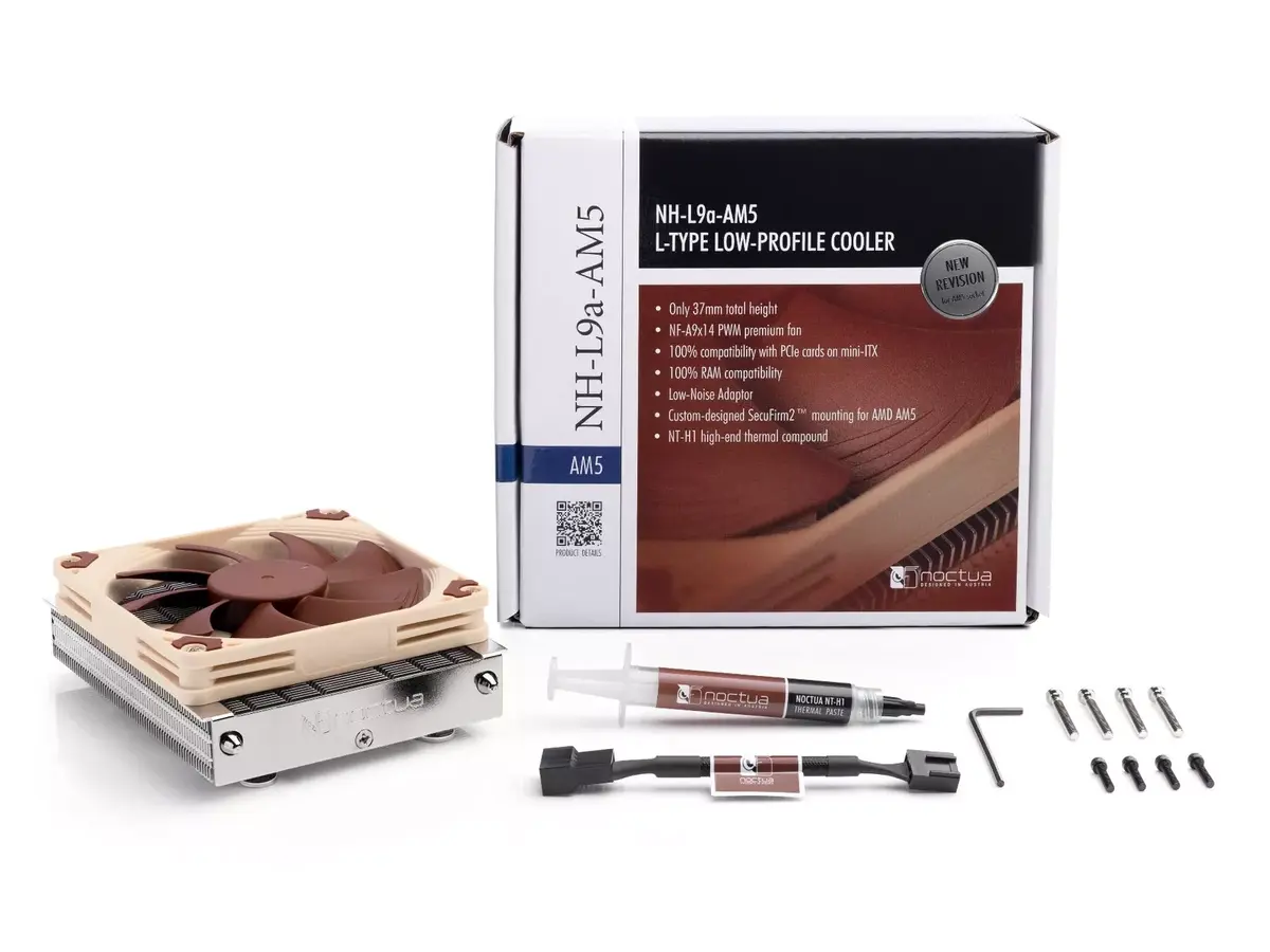 Noctua NH-L9A-AM5 dzesētājs — zema profila, Socket AM5 Photo 4