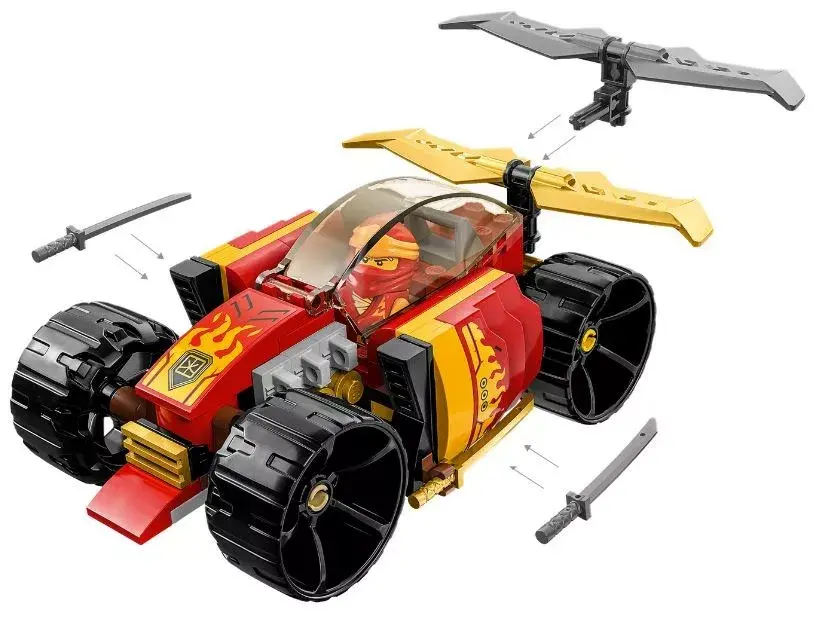 LEGO NINJAGO набор 71780 Kai's Ninja Race Car EVO Photo 15