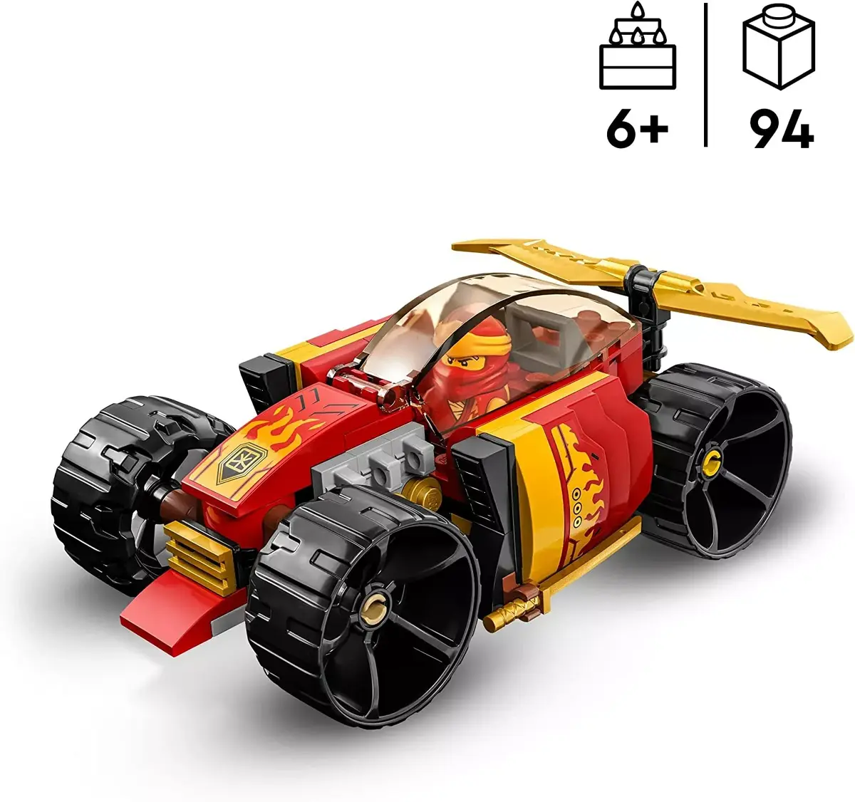 LEGO NINJAGO набор 71780 Kai's Ninja Race Car EVO Photo 7