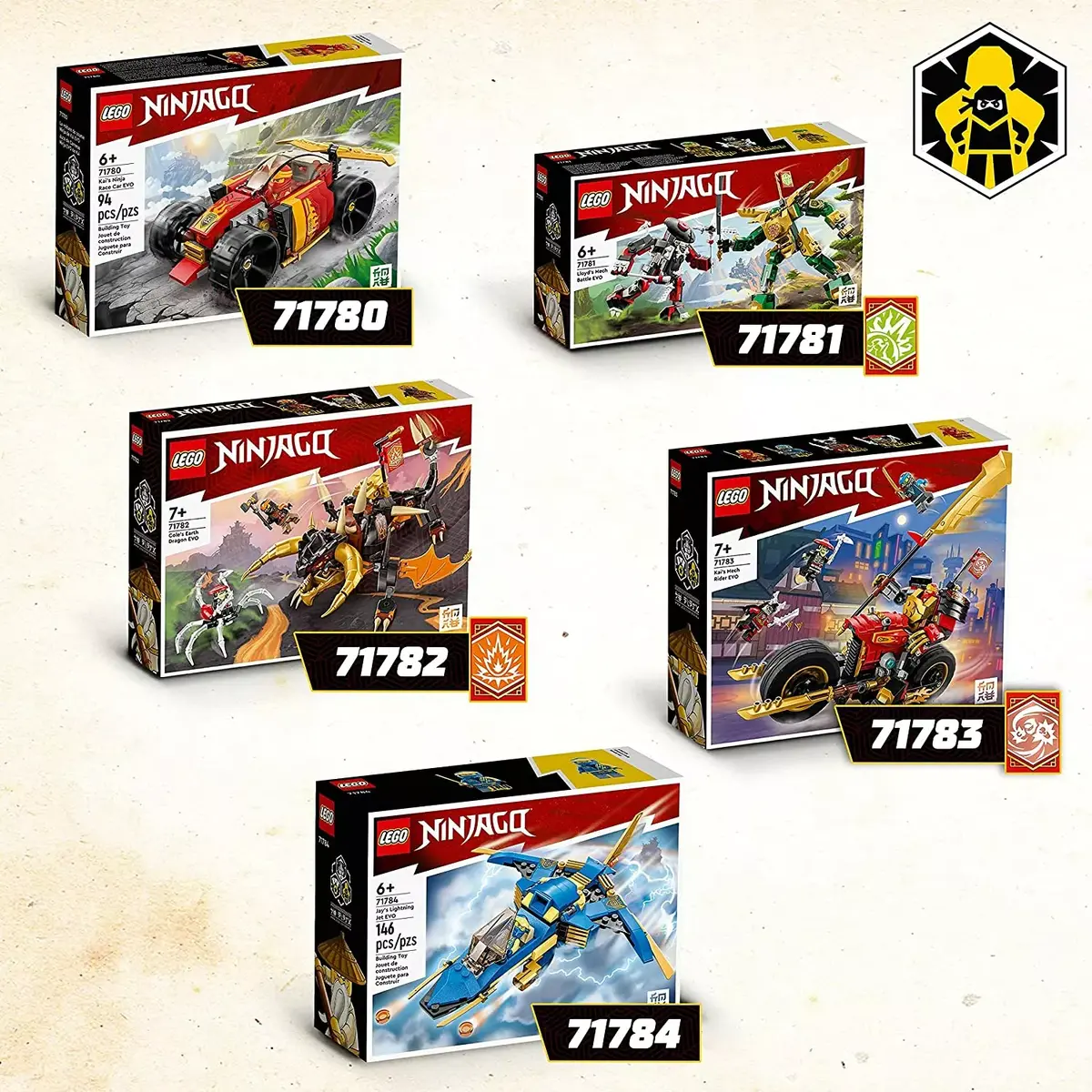 LEGO NINJAGO набор 71780 Kai's Ninja Race Car EVO Photo 14