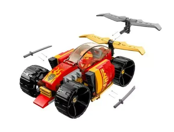 LEGO NINJAGO набор 71780 Kai's Ninja Race Car EVO Photo 9