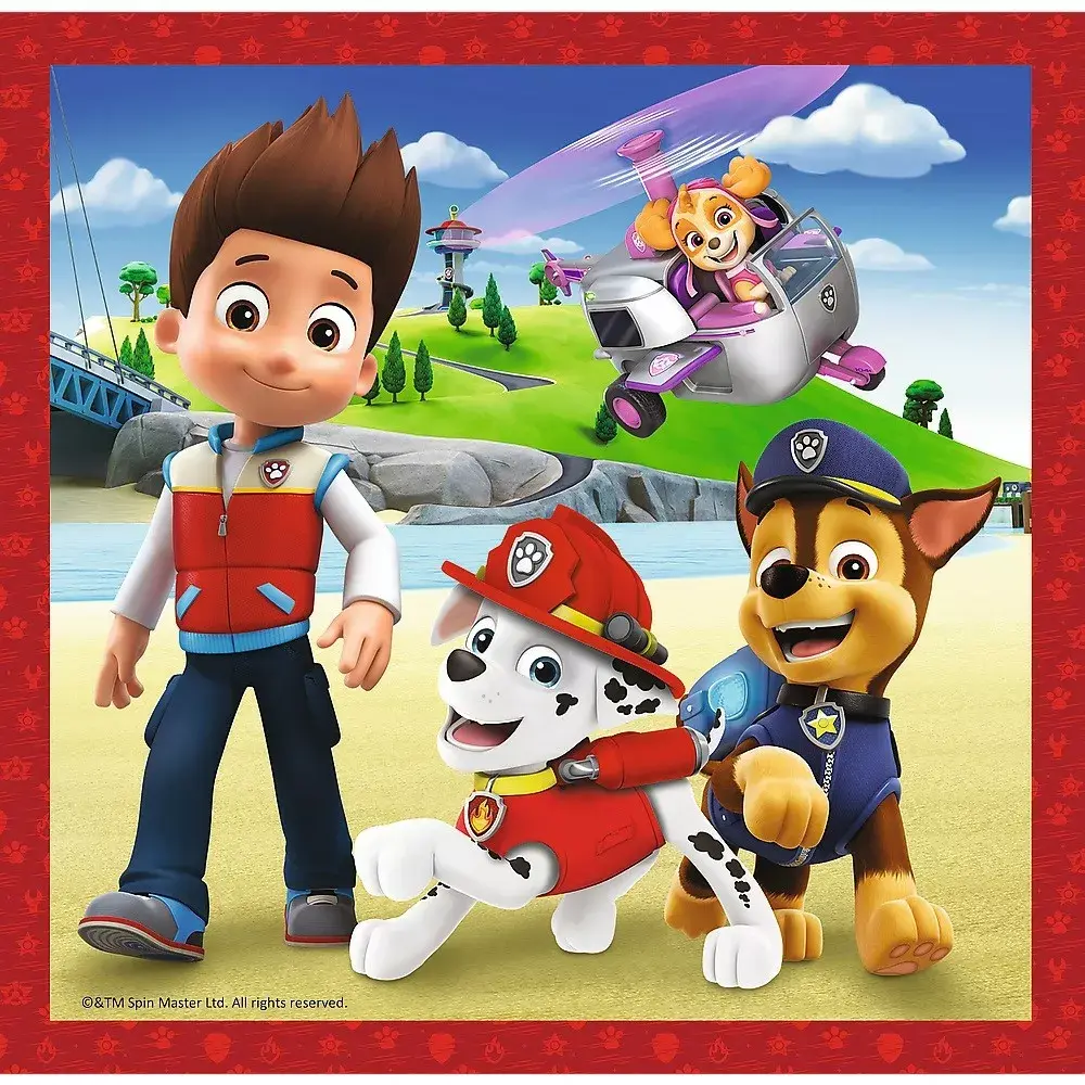 Puzle 3‑1 TREFL Puzzle 3w1 Happy dogs Paw Patrol Photo 2