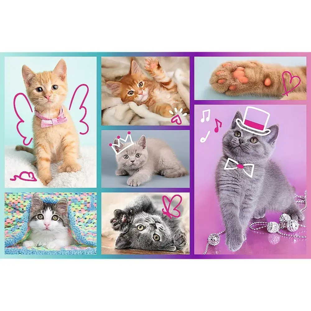 TREFL Puzzle 60 elements Sweet kittens — 60 gab. Photo 2