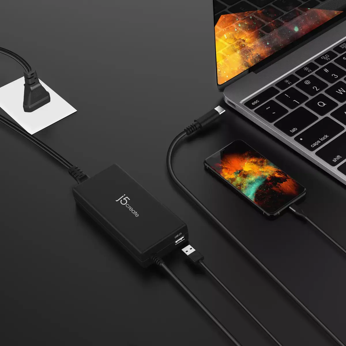 USB-C Super Lādētājs j5create JUP2290C-EN Photo 4