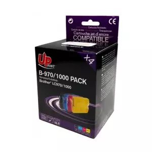 Cartridge Uprint Brother LC970 BK/C/M/Y PACK 4