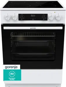 Gorenje GEC6C40WD Freestanding cooker Electric Ceramic hob White
