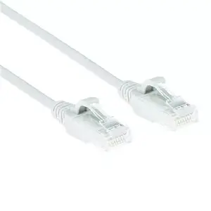 ACT White 0.25m LSZH U/UTP CAT6 Patch Cable Snagless RJ45