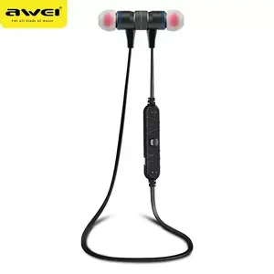 Awei A920BL sporta Bluetooth austiņas ar magnētisku stiprinājumu, melnas