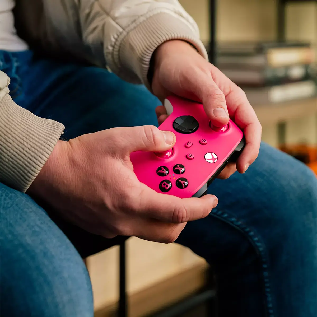 Xbox Wireless Controller rozā‑balta — Microsoft Photo 7