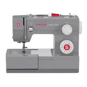 Automātiskā šujmašīna SINGER Heavy Duty 4432 — 32 šuvju raksti, 1100 apgr./min, šuves platums 6 mm, brīvais rokass