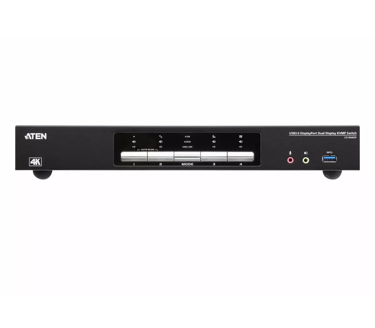 KVMP переключатель ATEN 4P USB3.0 DisplayPORT Dual View Photo 3
