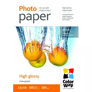 Photo paper ColorWay PG2001005R high-gloss 200 g/m² 130×180 mm 100 sheets