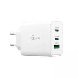 Indoor Charger j5create JUP3365E-EN 65W GaN USB-C 3-Port Fast Charging