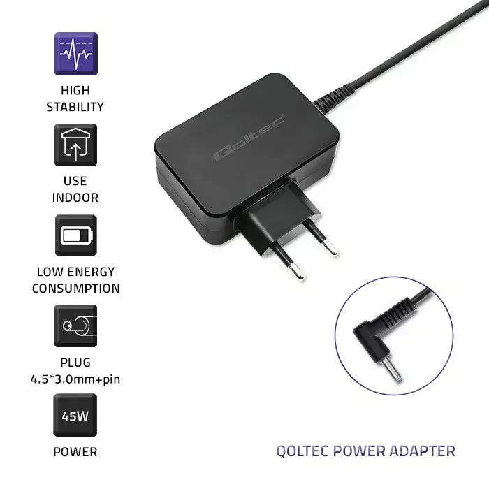 Strāvas adapteris QOLTEC 51026 65W 20V 3,25A Photo 3