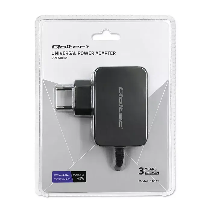 QOLTEC 51025 barošanas adapters 45W Photo 9