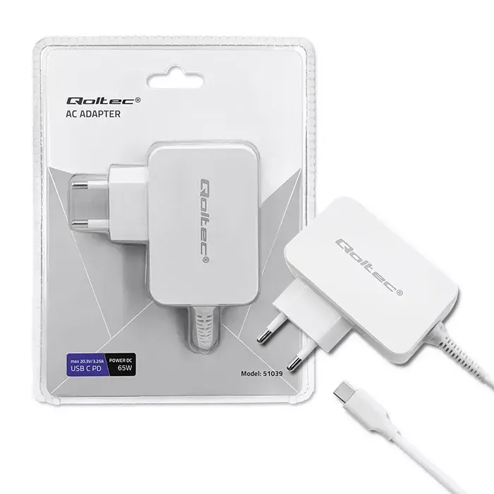 Barošanas adapteris QOLTEC 51039 65W Photo 4