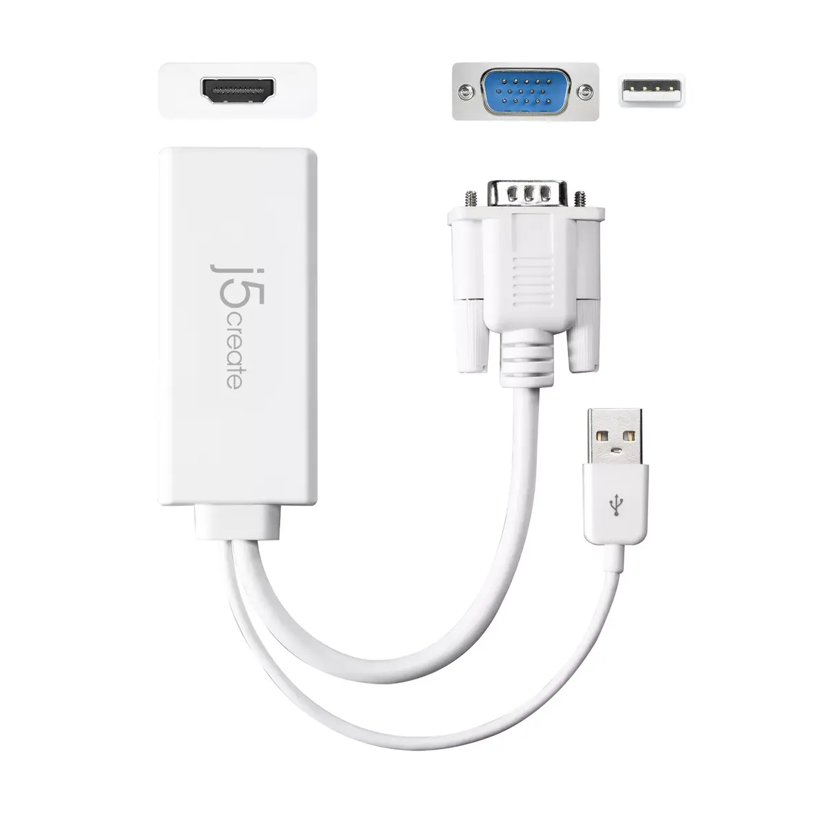 Адаптер j5create JDA214 VGA в HDMI Photo 3