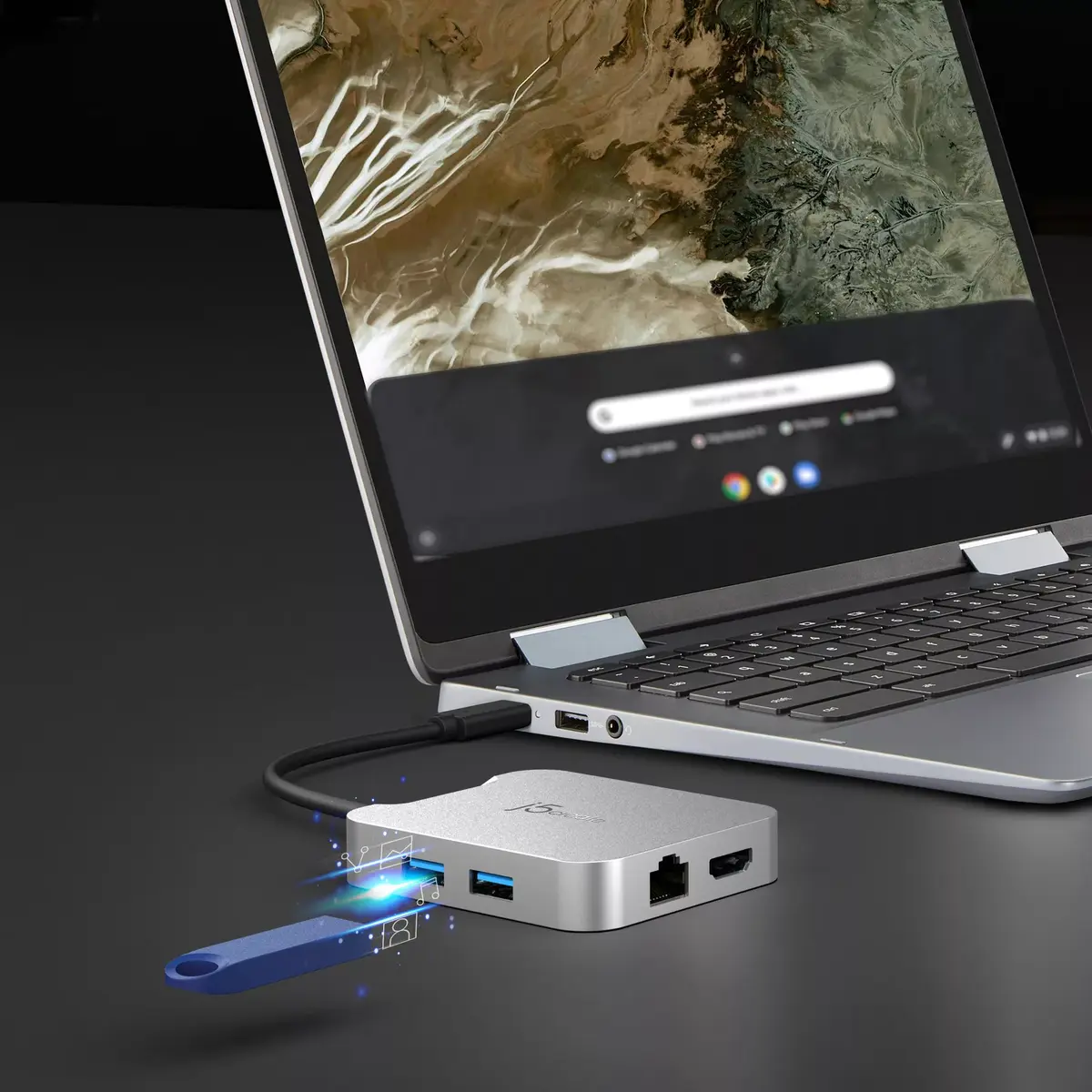 USB-C PD Многофункциональный адаптер j5create JCD391 Photo 13