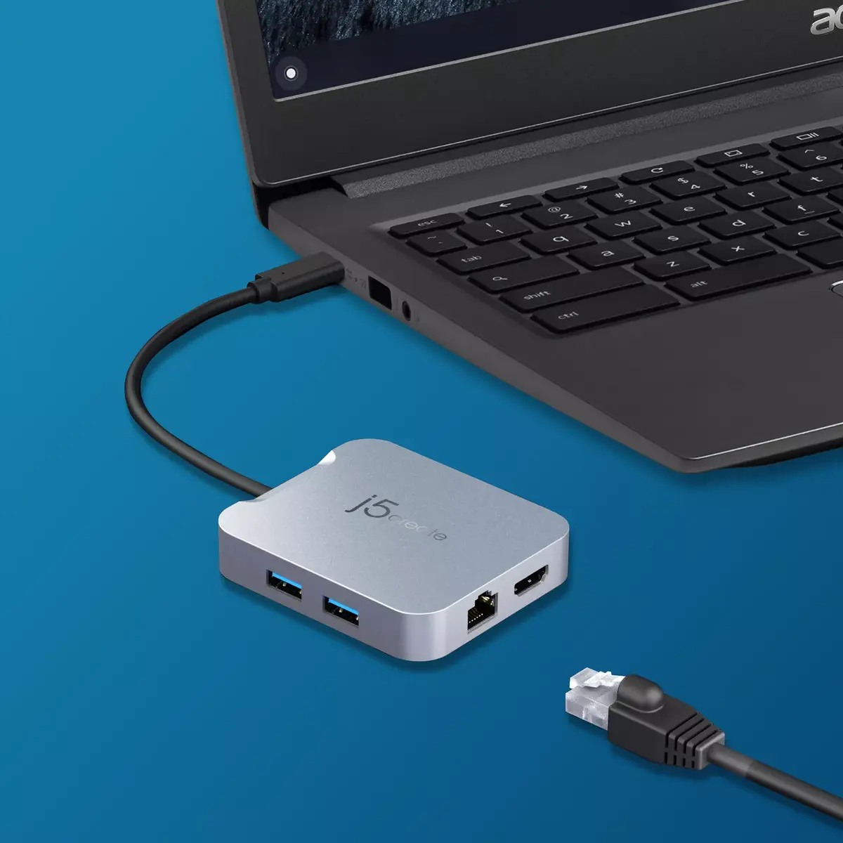 USB-C PD Многофункциональный адаптер j5create JCD391 Photo 14