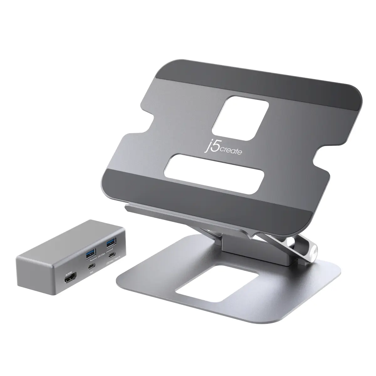 j5create JTS327 Multi-Angle 4K Docking Stand Photo 2