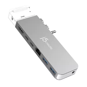 USB Хаб j5create JCD395 4K60 Elite Pro Проводной USB4 с MagSafe Набором