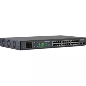 InLine PoE+ Gigabit tīkla slēdzis 24 porti 1 Gb/s 2xSFP 19" 1U