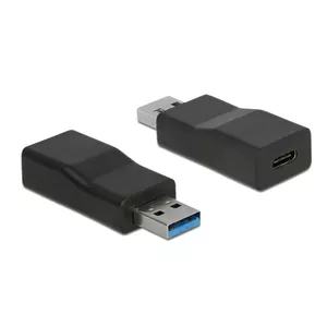 Переходник DeLOCK 65696 USB 3.1 Gen 2 Type-A на Type-C Черный