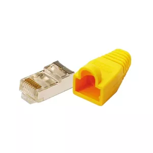 Wire Connector LogiLink MP0015 RJ-45 Cable Standard 100 pcs Yellow