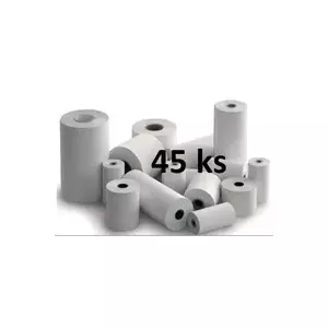 Papīra ruļļa lente THERMO 80/80/12 80m — termopapīrs 80×80 mm, kodols 12 mm, 80 m, 45 gab. iepakojumā