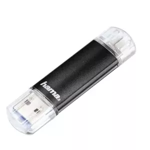 Hama Laeta Twin, 64GB USB flash drive USB Type-A / Micro-USB 3.2 Gen 1 (3.1 Gen 1) Black