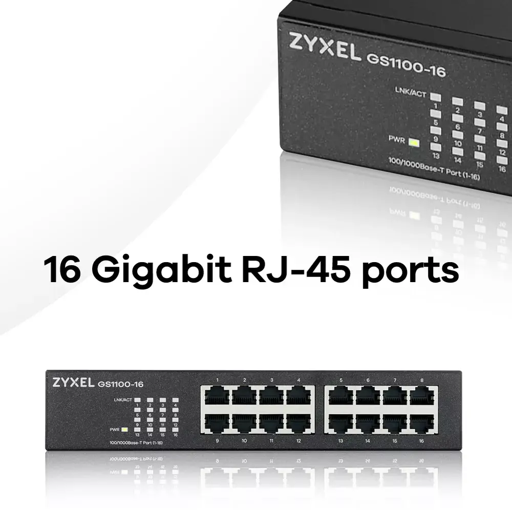 Zyxel GS1100-16 Nevadāms Gigabit slēdzis Photo 7