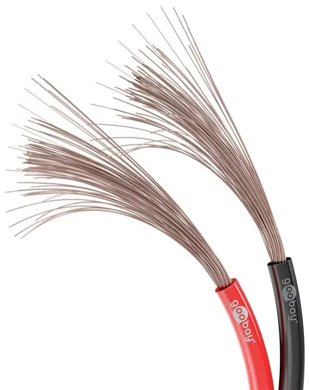 Кабель Goobay Red-Black PVC CCA 100м 2x1.5мм2 Eca Photo 2