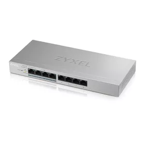 Zyxel GS1200-8HP v2 Управляемый Gigabit Ethernet (10/100/1000) Питание по Ethernet (PoE) Серый