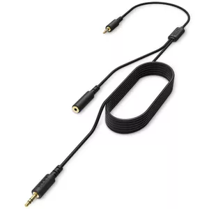 Audio Cable NZXT ST-ACCC1-WW 2m 2x3.5mm TRRS Black